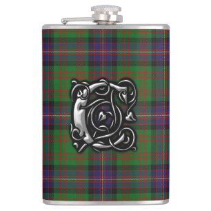 Flasques Écossais de tartan de Cochrane Cochran de clan