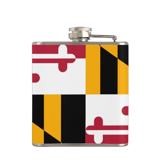 Flasques Écran de conception du drapeau de l'État du Maryla (Dos)