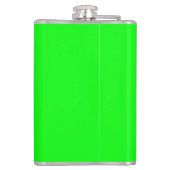 Flasques Écran vert néon moderne brillant solide cool simpl (Dos)