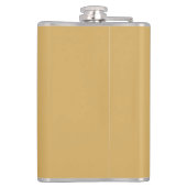 Flasques Écriture manuscrite classique Nom élégant Couleur  (Dos)