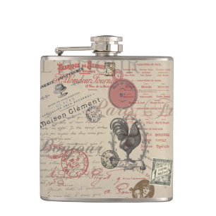 Flasques Écriture vintage de français Paris Typographie de 