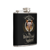 Flasques Écureuil Brown - amusant amoureux des écureuils (Droite)