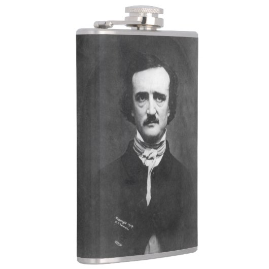 Flasques Edgar Allen Poe avec la citation (Droite)