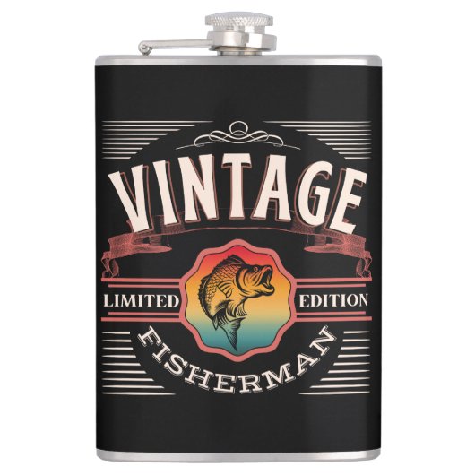 FLASQUES ÉDITION LIMITÉE PÊCHEUR VINTAGE (Devant)