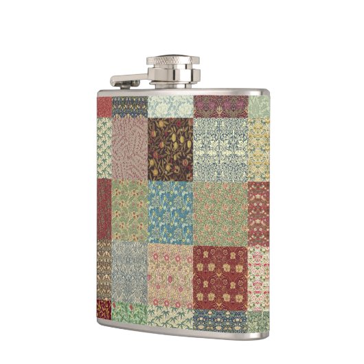 Flasques Édredon de patchwork de William Morris (Gauche)