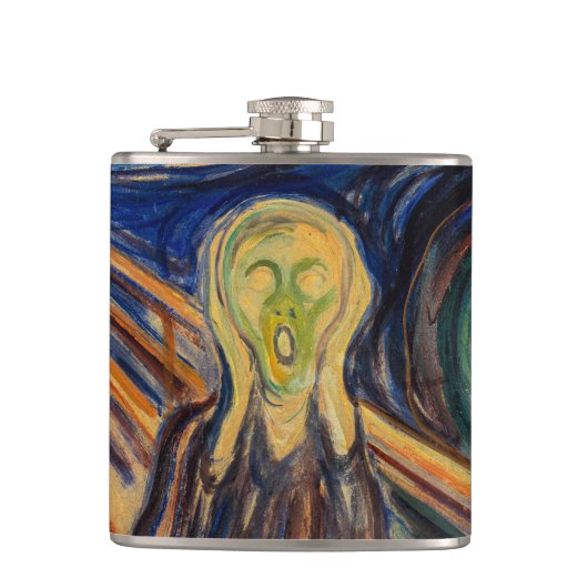 Flasques Edvard Munch - Le cri 1910 (Devant)