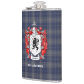 Flasques Edwards Family Crest et Tartan Plaid (Gauche)