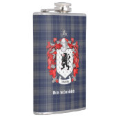 Flasques Edwards Family Crest et Tartan Plaid (Droite)
