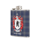 Flasques Edwards Family Crest et Tartan Plaid (Gauche)