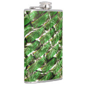 Flasques Effet de mur vert clair et bulles blanches? (Droite)