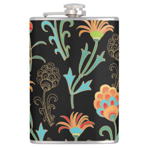 Flasques Élégance florale orientale transparente