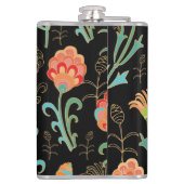 Flasques Élégance florale orientale transparente (Dos)