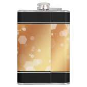 Flasques Élégant 22e anniversaire de Mariage de cuivre (Dos)