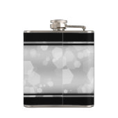 Flasques Élégant 25e anniversaire de Mariage d'argent (Dos)