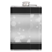 Flasques Élégant 25e anniversaire de Mariage d'argent (Dos)