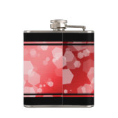 Flasques Élégant 40ème 80ème anniversaire de Ruby Mariage (Dos)