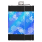 Flasques Élégant 41ème anniversaire Mariage de Topaz Bleu (Dos)