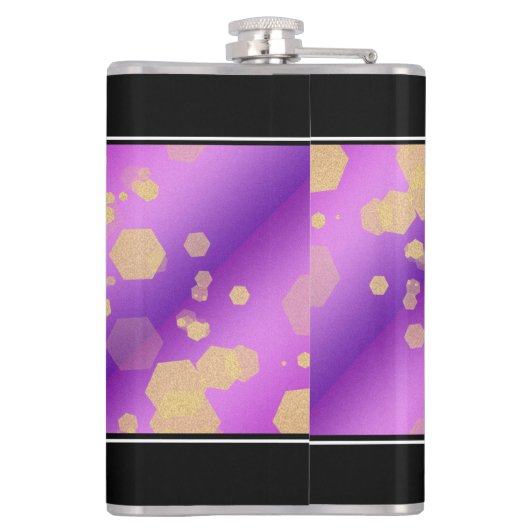 Flasques Élégant 48e anniversaire de Mariage d'Améthyste (Dos)