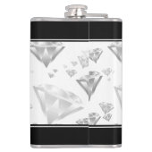 Flasques Élégant 75e anniversaire de Mariage de diamant (Dos)