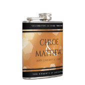 Flasques Élégant 7e 22e 49e anniversaire de Mariage de cuiv (Droite)