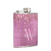 Flasques Élégant Blush rose Étincelle Parties scintillant L (Droite)