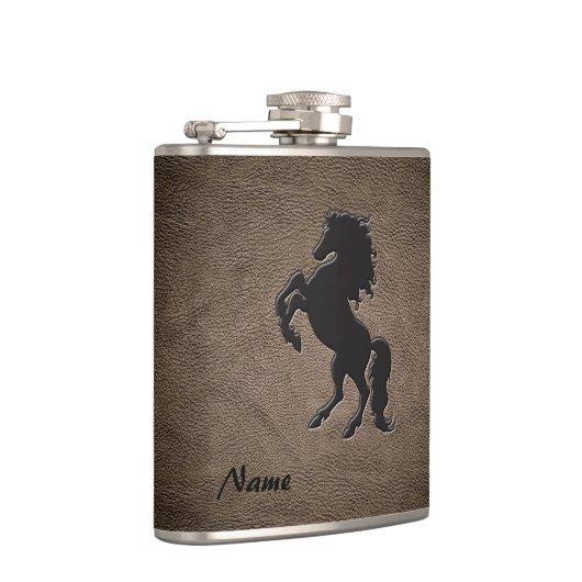 Flasques Élégant chic cuir look cheval (Droite)