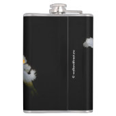 Flasques Élégant Cris Iris Blanc Floral (Dos)