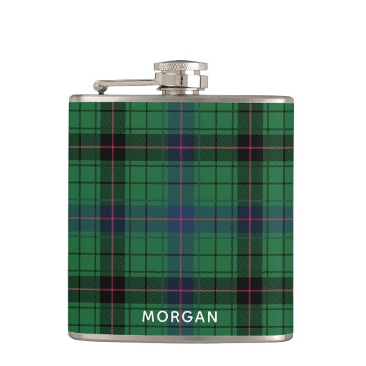 Flasques Élégant Davidson Tartan Plaid sur mesure  (Devant)