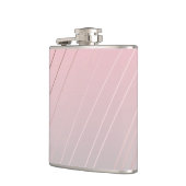 Flasques Elégant dégradé rose gris motif or rose (Gauche)