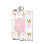 Flasques Élégant faux or motif d'ananas tropical (Gauche)