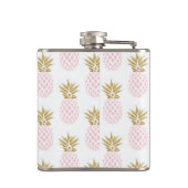 Flasques Élégant faux or motif d'ananas tropical (Dos)