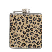 Flasques Elegant Gold Glitter Black Leopard (Devant)