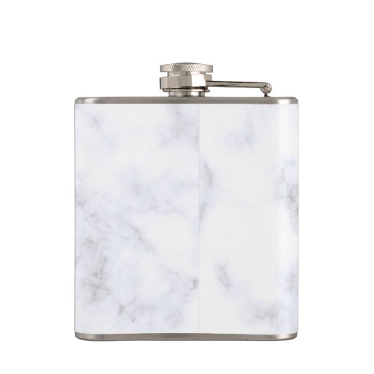 Flasques élégant joli ceinture en or et blanc marbre ananas (Dos)