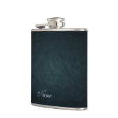 Flasques Elégant look cuir chic personnalisé (Gauche)