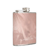 Flasques Élégant look de marbre doré rose en cuivre moderne (Droite)