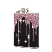 Flasques Elégant luxe Parties scintillant Faux Rose Drift (Gauche)