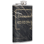 Flasques Élégant : Marbre d'or (Droite)