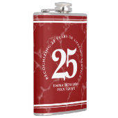 Flasques Élégant Marbre Rouge 25 Anniversaire du Travail (Droite)