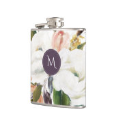 Flasques Élégant Monogramme floral botanique sophistiqué Fl (Gauche)