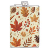 Flasques Élégant Motif Automne (Devant)