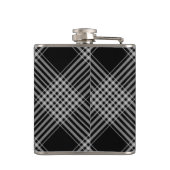 Flasques Élégant papillon noir et blanc doré (Dos)