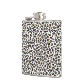 Flasques Élégant Parties scintillant d'or Motif Leopard (Gauche)