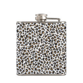 Flasques Élégant Parties scintillant d'or Motif Leopard (Dos)