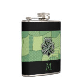 Flasques Elégant patchwork shamrock irlandais à la mode (Droite)