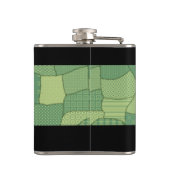 Flasques Elégant patchwork shamrock irlandais à la mode (Dos)