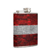 Flasques Élégant Sac Rouge et Argent Bouteille enveloppée d (Droite)