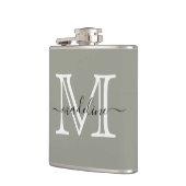 Flasques Élégant Script À feuillage persistant brouillard M (Gauche)