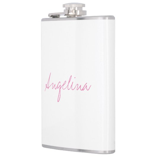 Flasques Élégant stylé tendance unique écriture manuscrite  (Gauche)