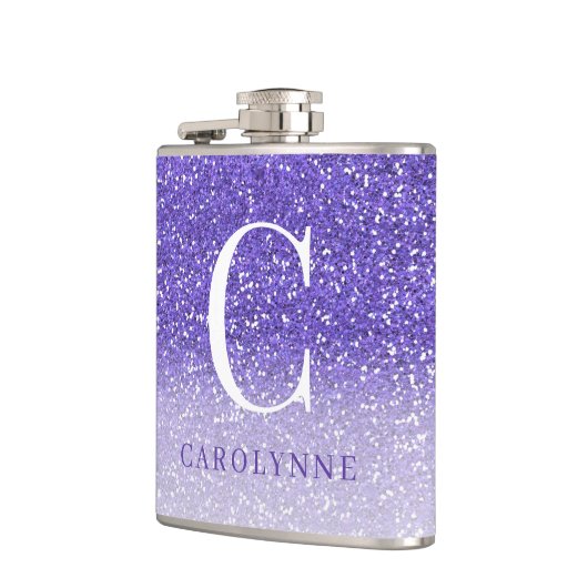 Flasques Élégant violet étincelant Ombre Parties scintillan (Gauche)