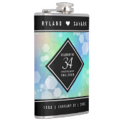 Flasques Élégante 34e anniversaire du Mariage Opal (Droite)